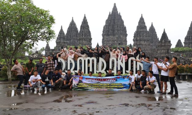 Jalankan Program Pusat BPIP, Paskibraka Lampung Barat Bertolak ke Candi Prambanan
