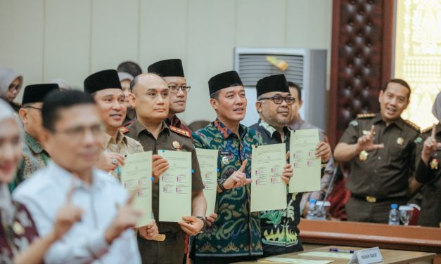 Bupati Lampung Barat Tandatangani MoU Restorative Justice Bersama Pemprov dan Aparat Penegak Hukum