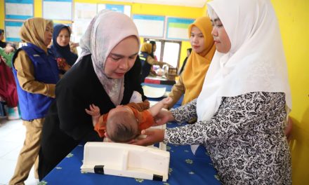 Ketua tim pembina Posyandu Partinia Tinjau Posyandu dan Serap Aspirasi Warga Pekon Bahway