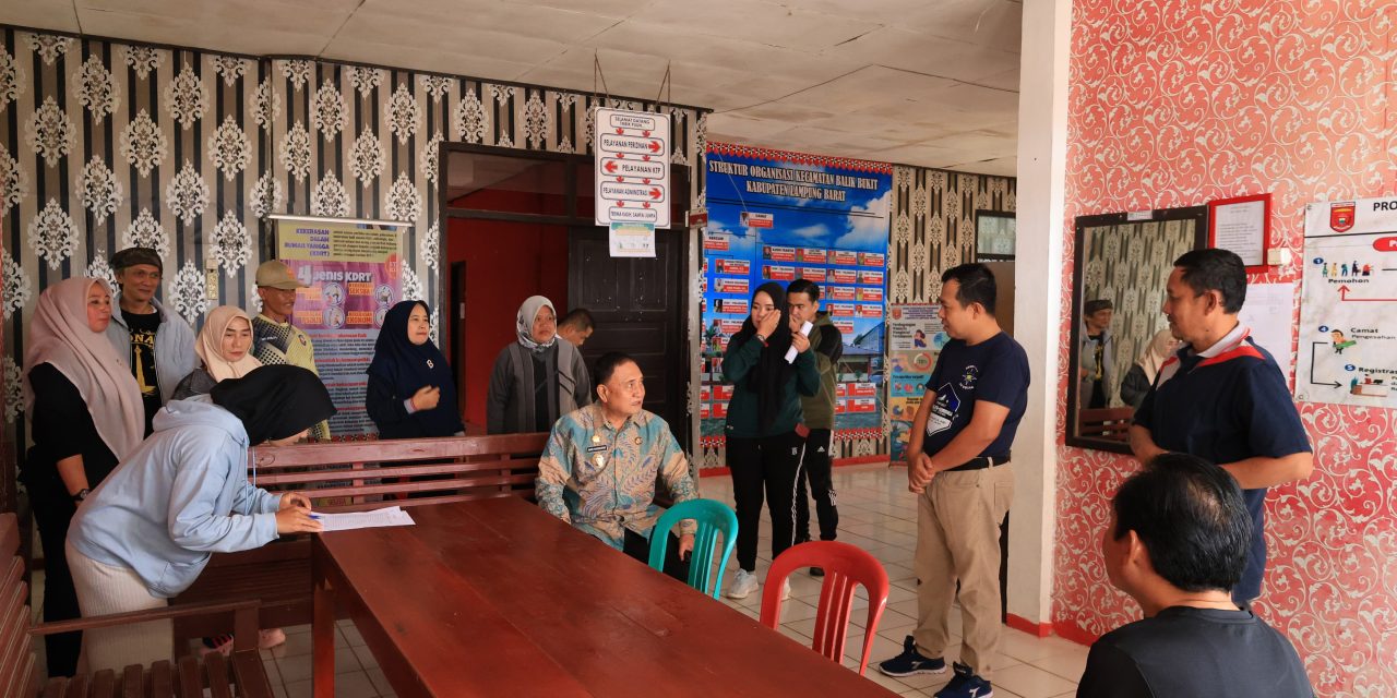 Wabup Lampung Barat Sidak di Hari Kejepit, Tegaskan Disiplin ASN Awal Tahun 2026