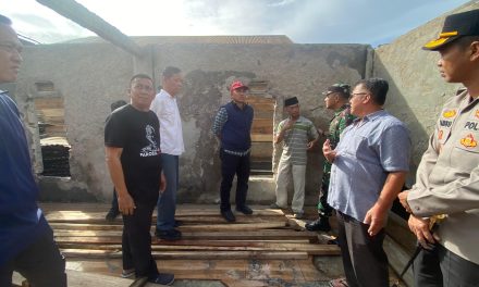 Tinjau Korban Kebakaran, Bupati Parosil Imbau Masyarakat Tingkatkan Kewaspadaan Bencana