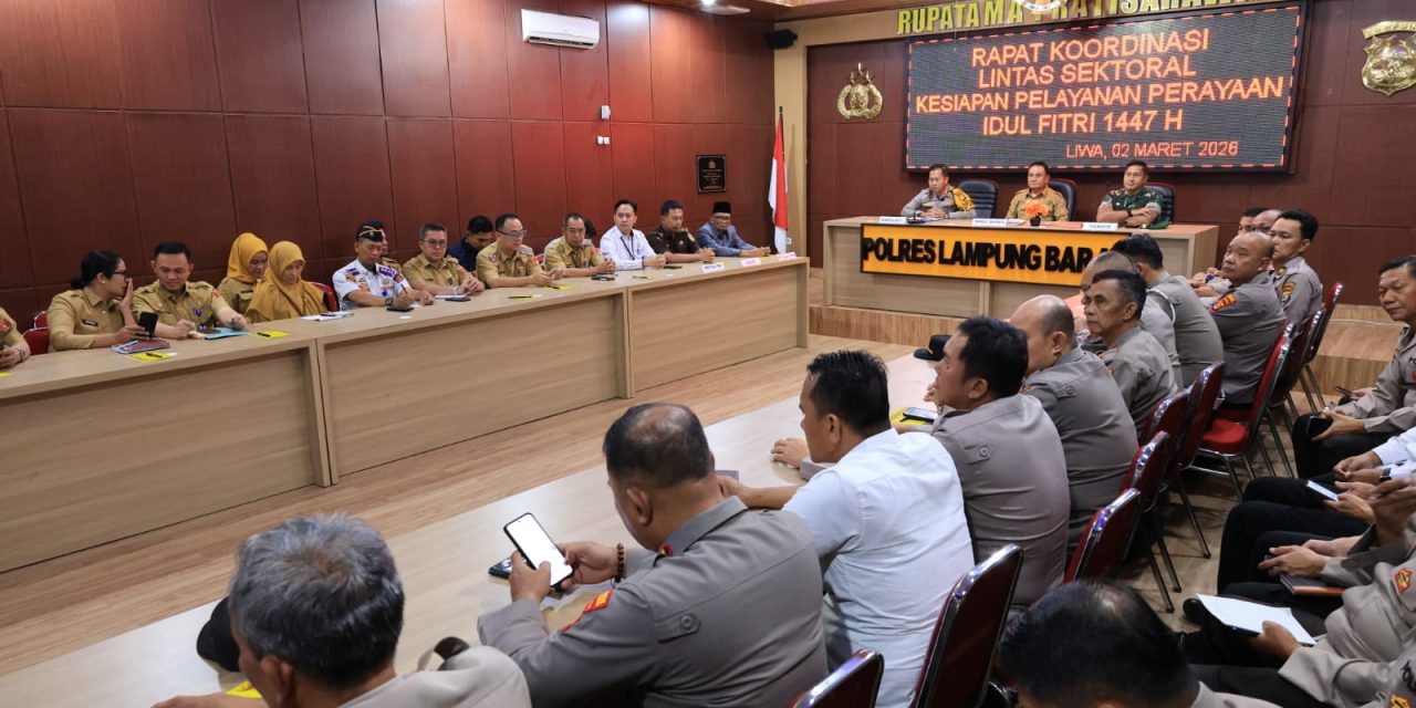 Wakil Bupati Lampung Barat Ikuti Rakor Lintas Sektoral Sambut Perayaan Idul Fitri