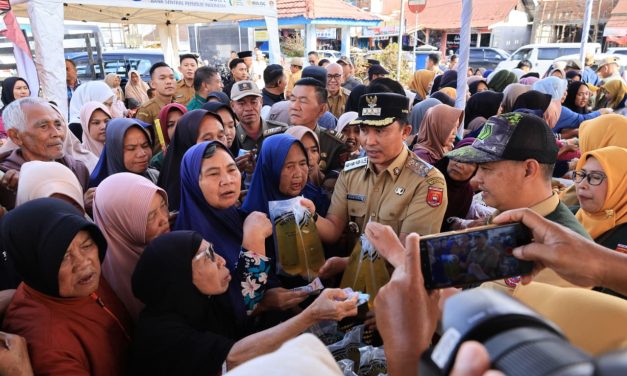 Jaga Stabilitas Harga, Polres dan Pemda Lampung Barat Gelar Gerakan Pangan Murah