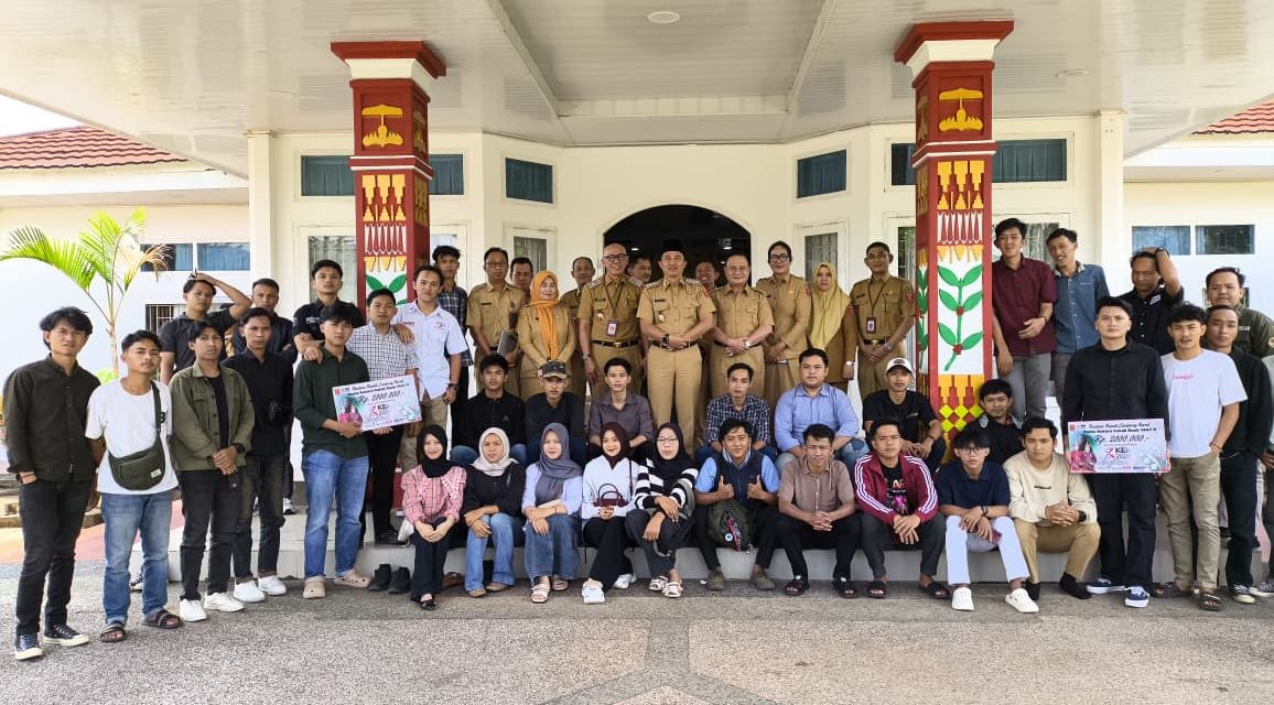 Bupati Lampung Barat Serahkan Bantuan Pesta Sekura Cakak Buah, Minta Jaga Marwah Budaya Sekura