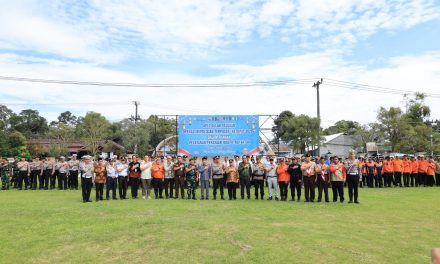 Wakil Bupati Lampung Barat Pimpin Apel Gelar Pasukan Operasi Ketupat 2026