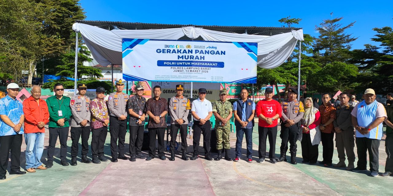 Gerakan Pangan Murah Serentak Digelar di Taman Kota Liwa, Bantu Masyarakat Dapatkan Bapokting Lebih Terjangkau