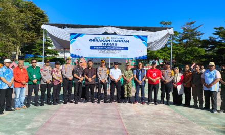 Gerakan Pangan Murah Serentak Digelar di Taman Kota Liwa, Bantu Masyarakat Dapatkan Bapokting Lebih Terjangkau