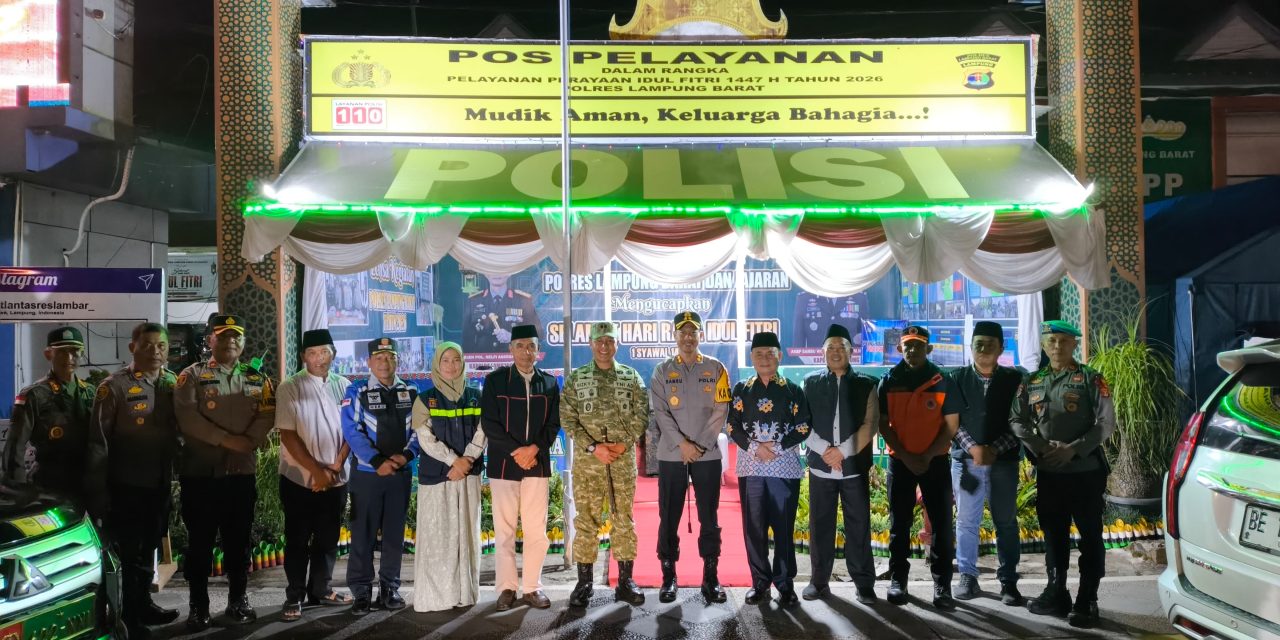 Wabup Lampung Barat Ikuti Zoom Meeting Pemantauan Malam Takbir Operasi Ketupat Krakatau 2026