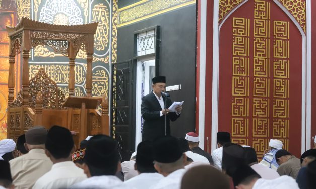 Sholat Idul Fitri 1447 H di Masjid Al Mansyur Berlangsung Khidmat, Wabup Ajak Jaga Nilai Ramadhan