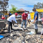 Bupati Parosil Mabsus Sambangi Korban Kebakaran di Belalau, Sampaikan Duka dan Harapan