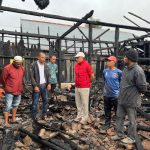 Gerak Cepat, Bupati Lampung Barat Sambangi Rumah Lihun Korban kebakaran di Tugu Mulya