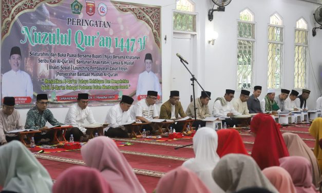 Peringatan Nuzulul Qur’an 1447 Hijriyah di Lampung Barat, Gerakan Sehari Khatam Al-Qur’an Capai 1.265 Khataman