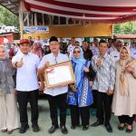 Pemkab Lampung Barat Lepas Tiga ASN Purna Bhakti, Bupati Parosil Apresiasi Dedikasi Puluhan Tahun