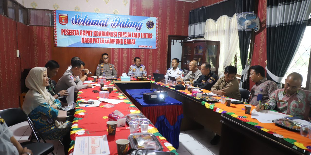 Dishub Lampung Barat Buka Forum Lalu Lintas, Dorong Sinergi Lima Pilar Keselamatan Jalan