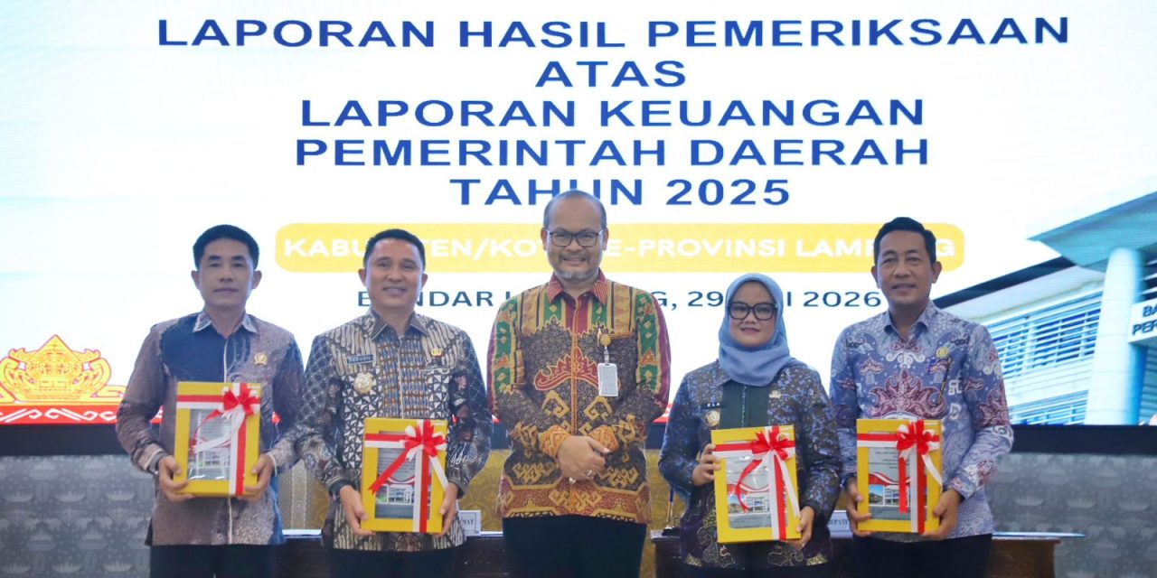 Terima LHP BPK RI, Pemkab Lambar Kembali Torehkan Opini WTP Ke 16 Kali