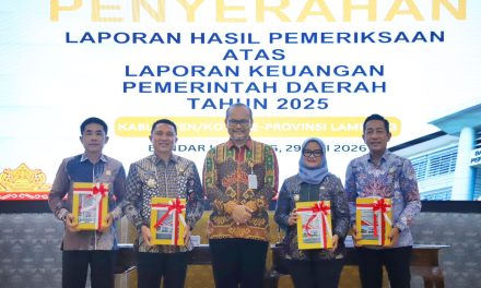 Terima LHP BPK RI, Pemkab Lambar Kembali Torehkan Opini WTP Ke 16 Kali