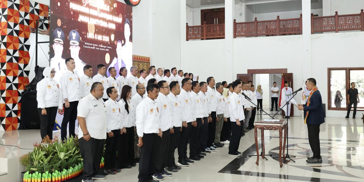 Resmi Nahkodai KONI, Irfan Fadillah Targetkan Porprov 2026 Lambar Peringkat Lima: Bupati Parosil Ukir Prestasi, Gerakkan Pengcab