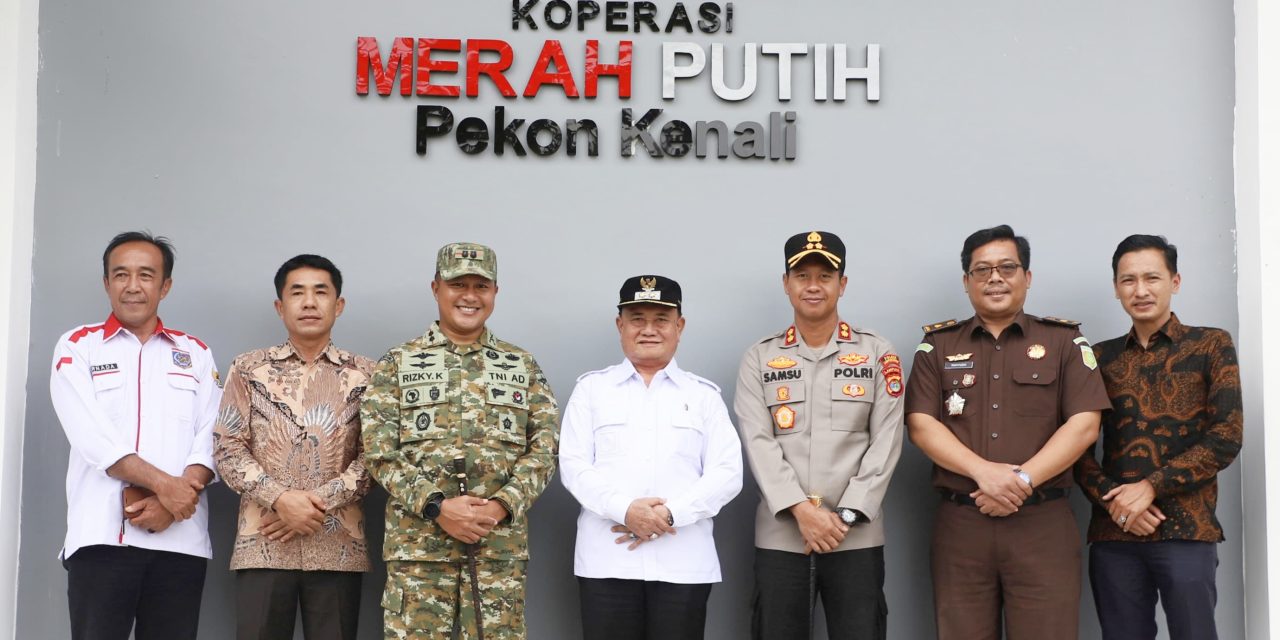 Ditandai Penandatanganan Prasasti dan Pengguntingan Pita, Wabup Mad Hasnurin Resmikan KDKMP Pekon Kenali