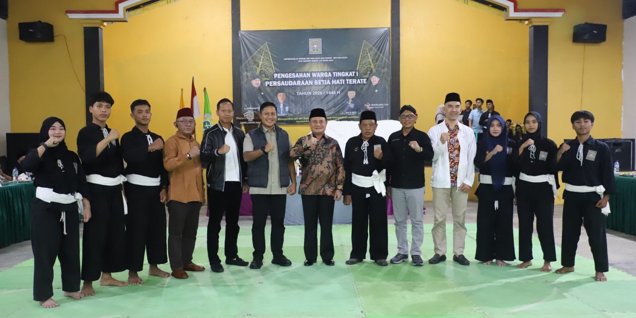 224 Warga Baru PSHT di Lampung Barat Disahkan, Wabup Mad Hasnurin Beri Ucapan Selamat