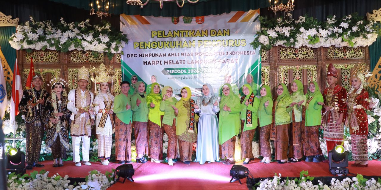 Pelantikan Pengurus HARPI Melati Lampung Barat 2026–2031, Dorong Pelestarian Budaya dan Penguatan Industri Kreatif