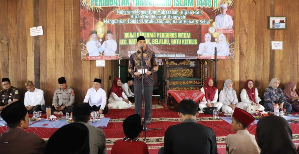 Peringatan 10 Muharram, Bupati Ajak Warga Lampung Barat Refleksi dan Jaga Hati