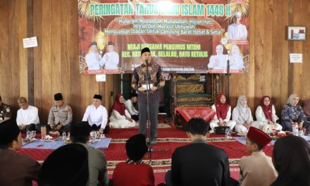 Peringatan 10 Muharram, Bupati Ajak Warga Lampung Barat Refleksi dan Jaga Hati
