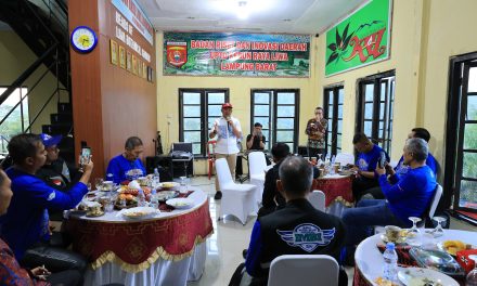 Bupati Parosil Sambut Ratusan Rider IMBI di Kebun Raya Liwa, Kenalkan Potensi Lampung Barat