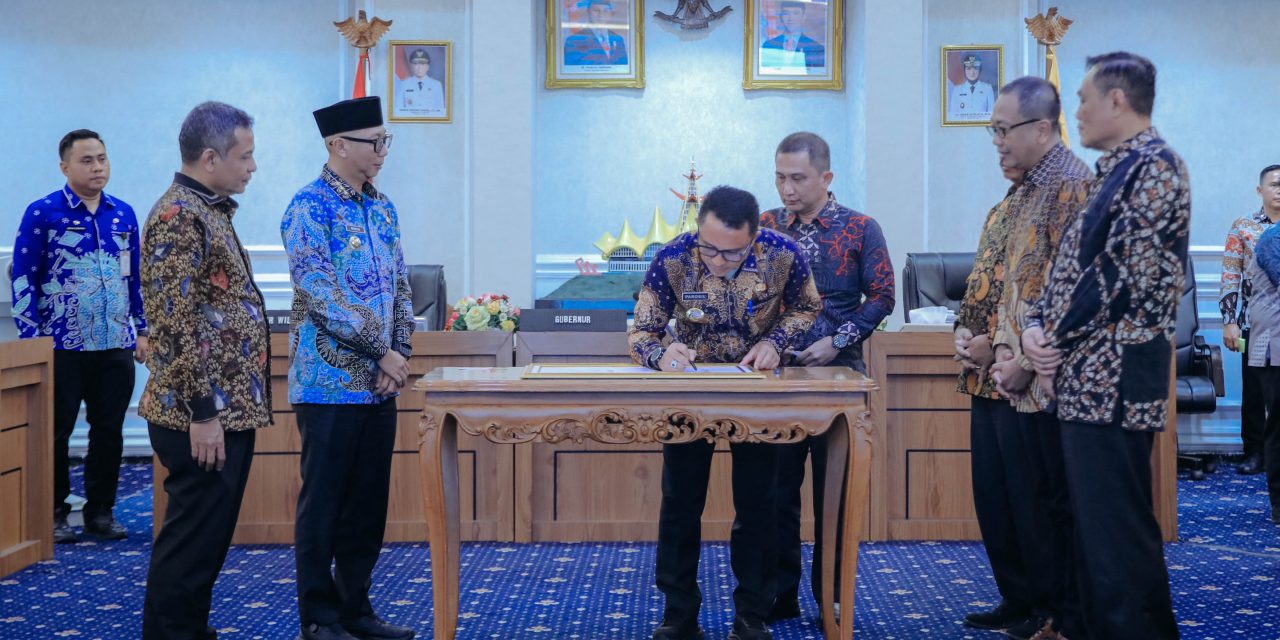Bupati Parosil Hadiri Peluncuran 9 Program Optimalisasi Pemanfaatan Tanah dan Ruang Inisiasi KPK RI