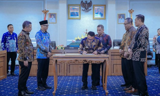 Bupati Parosil Hadiri Peluncuran 9 Program Optimalisasi Pemanfaatan Tanah dan Ruang Inisiasi KPK RI