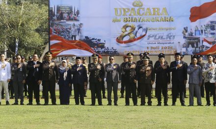 Bupati Parosil Mabsus Berharap Polri Semakin Humanis dan Dekat dengan Masyarakat di Usia ke-80 Bhayangkara