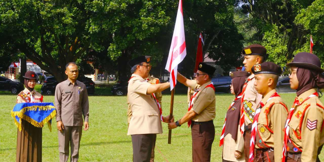Lepas Kontingen Jamnas XII, Nukman Pesan Jaga dan Harumkan Nama Kabupaten Lampung Barat