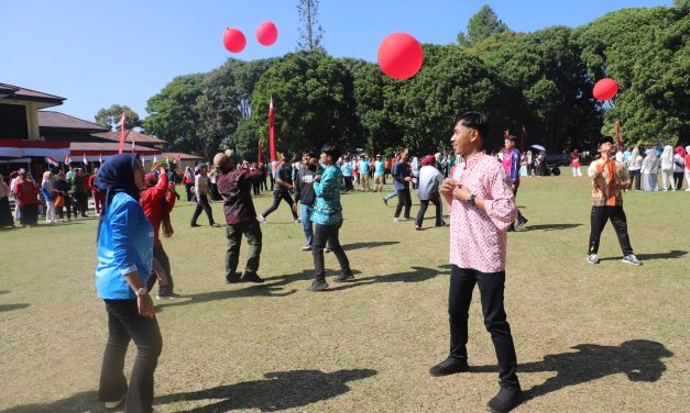 Pemkab Lampung Barat Gelar Lomba Olahraga Ceria, Meriahkan HUT Ke – 81 RI Dengan Semangat Kebersamaan