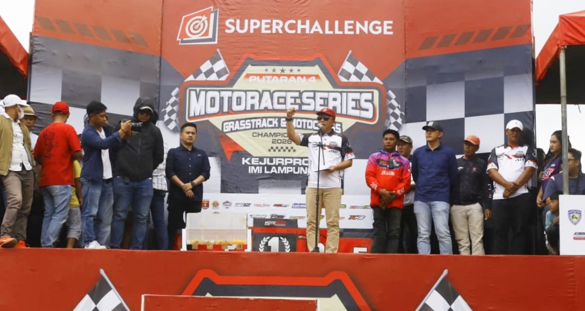 Penutupan Grasstrack Championship di Lampung Barat Meriah, Dihadiri Ribuan Penonton; Ini Kata Bupati Parosil