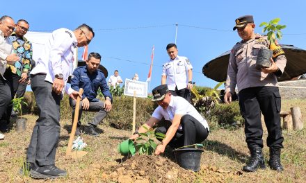 Bupati Parosil dan IJTI Tanam Pohon di Kebun Raya Liwa, Perkuat Komitmen Lampung Barat sebagai Kabupaten Konservasi