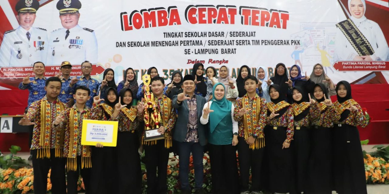 Tangis dan Sorak Pecah di Final LCT SMP Lampung Barat, Balik Bukit Keluar sebagai Juara