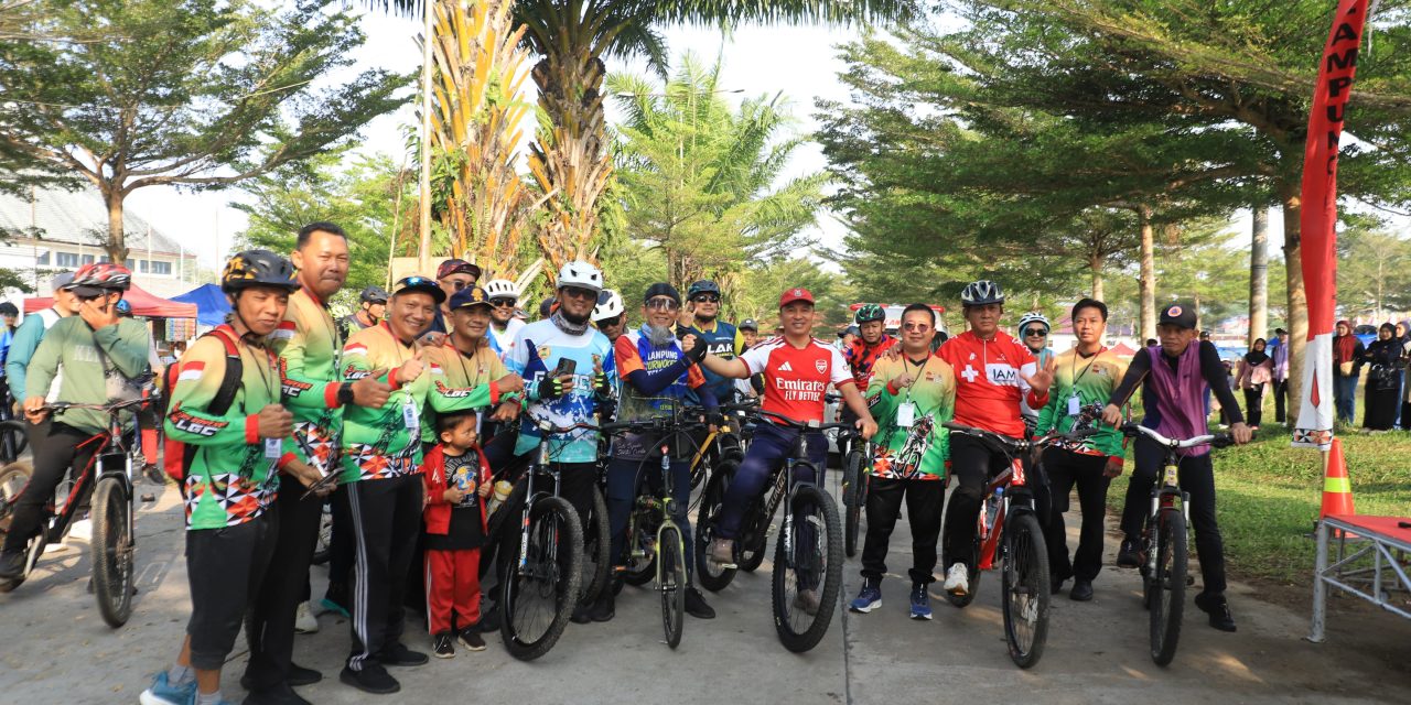 200 Peserta Padati Fun Bike HUT ke-35 Lampung Barat, Goweser dari 6 Kabupaten Ikut Ambil Bagian