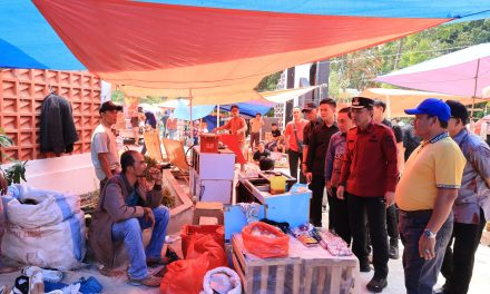 Bupati dan Wakil Bupati Lampung Barat Tinjau Pasar Tematik Lumbok Seminung, Cek Aset yang Akan Dikelola PT Eljohn