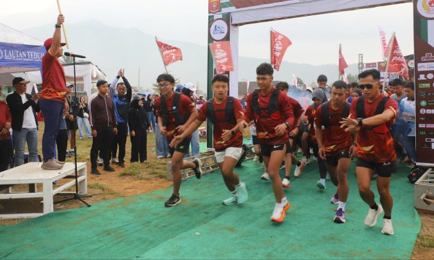Ribuan Peserta Padati Koni Fun Run HUT Lambar, Dua Motor Jadi Rebutan Warga