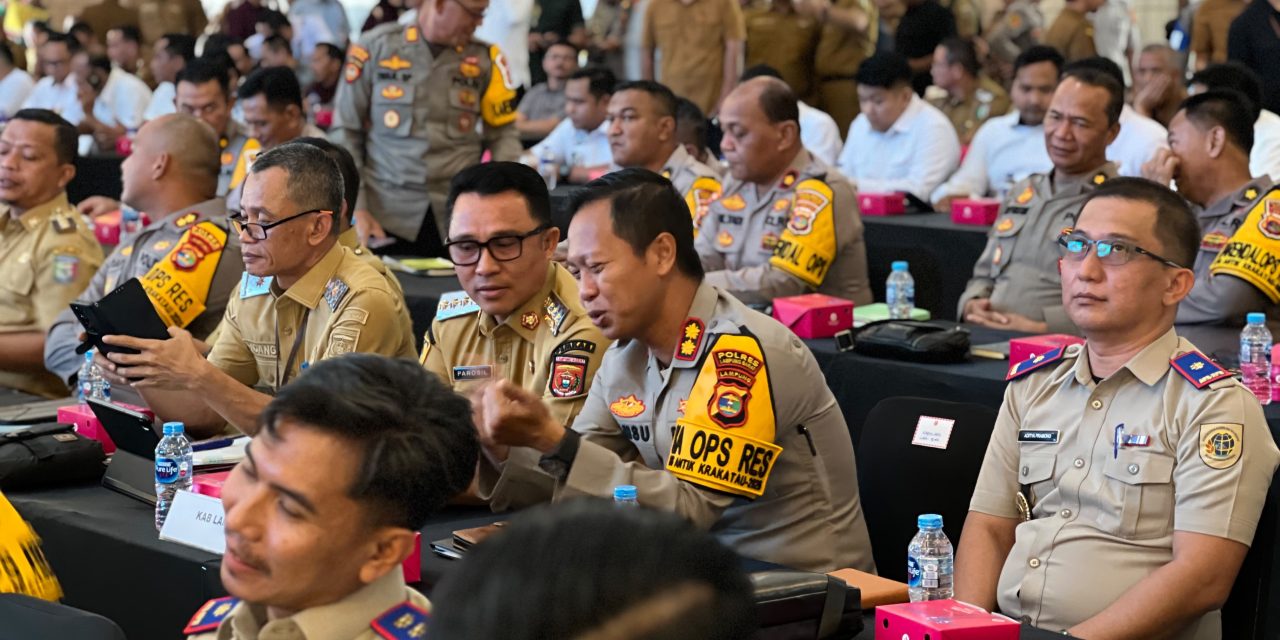 Hadiri Rakor di Polda Lampung, Bupati Parosil Dukung Penyelesaian Konflik Agraria