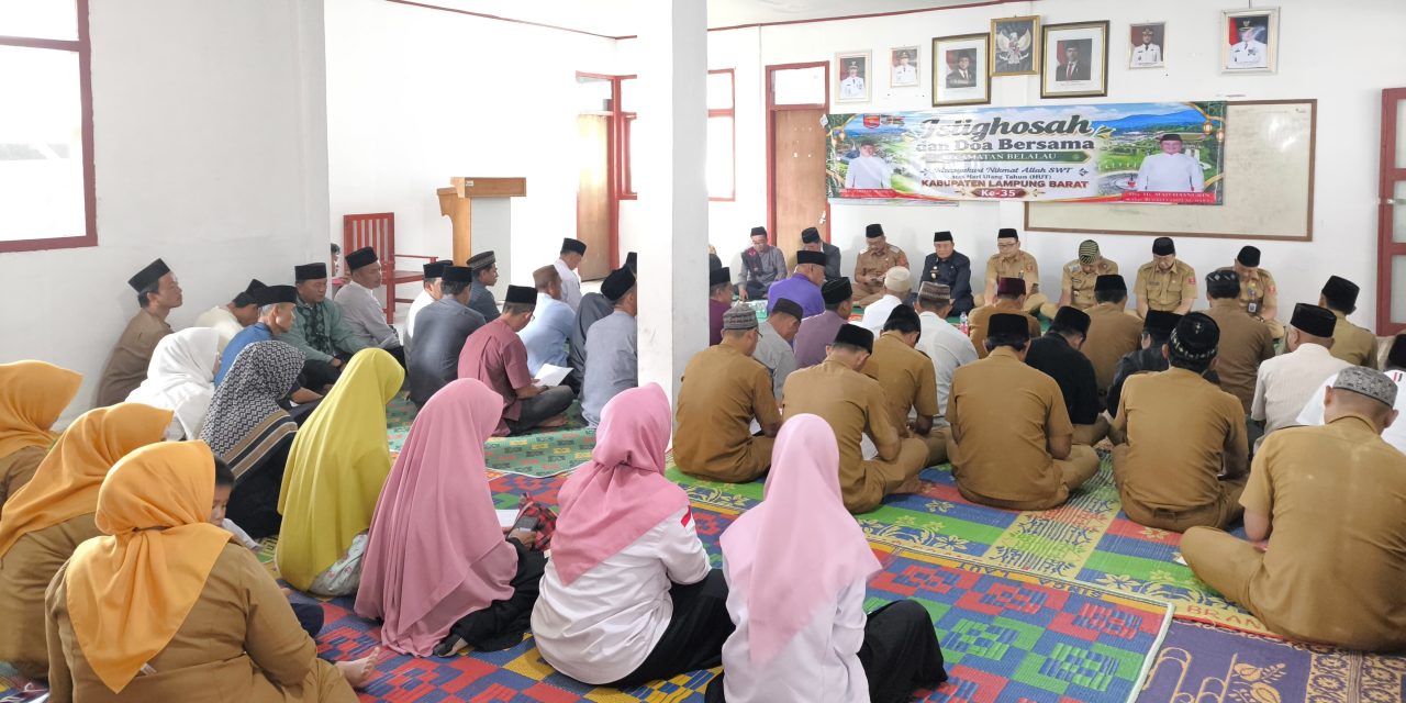 Wakil Bupati Lampung Barat Mad Hasnurin Pimpin Istighosah di Belalau: Momentum Syukur dan Perkuat Persatuan di HUT ke-35