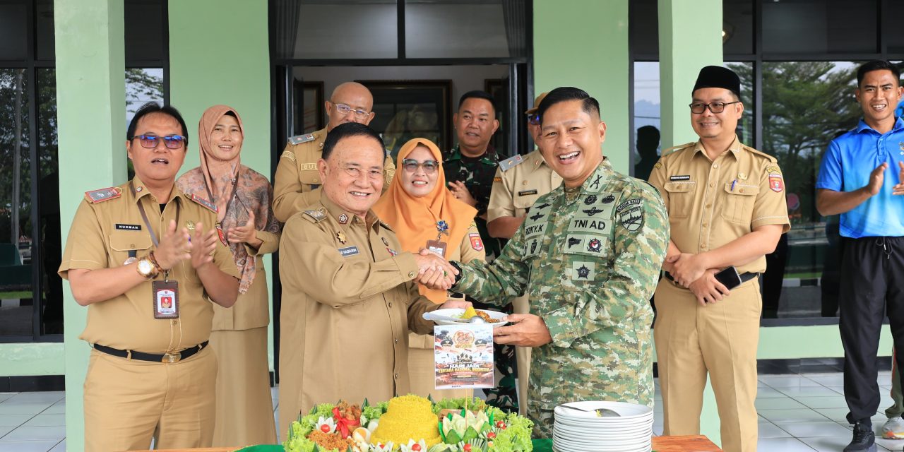 HUT ke-81 TNI, Wabup Lampung Barat Silaturahmi ke Kodim 0422/LB