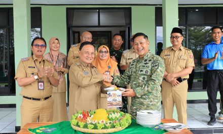 HUT ke-81 TNI, Wabup Lampung Barat Silaturahmi ke Kodim 0422/LB