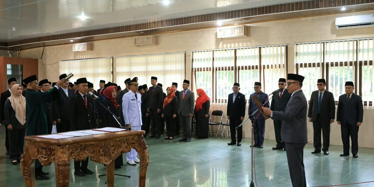 Di Tengah Kekosongan Jabatan, Bupati Lampung Barat Lantik 20 Pejabat Sterategis