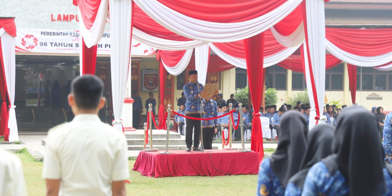 Hari Sumpah Pemuda Ke 98, Bupati Tekankan Tiga Karakter Pemuda : Patriotik, Gigih dan Berempati