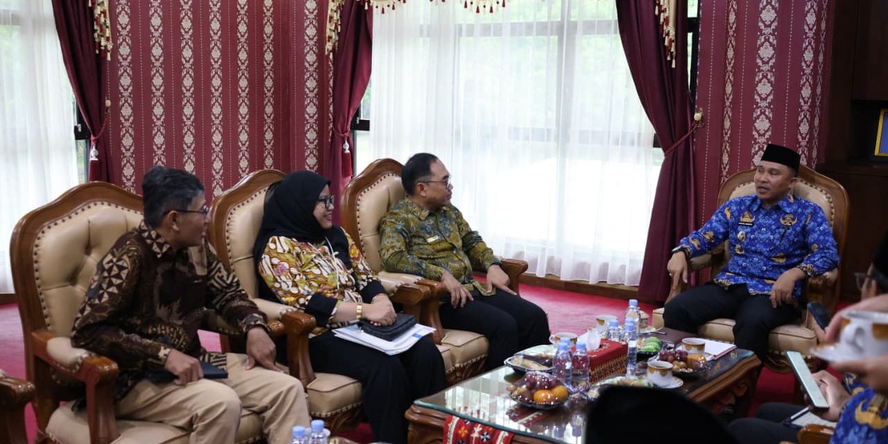 Audiensi Dengan Kanwil DJPb Lampung, Bupati Lampung Barat Dorong Hilirisasi Kopi dan Peningkatan DAU-DAK